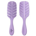 Purelei® Brosse à cheveux - Brosse à cheveux sans tirer - Brosse démêlante également pour cheveux longs et bouclés - Brosse démêlante - Parfait pour les cheveux secs et humides - Brosse à cheveux pour