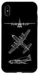 Coque pour iPhone XS Max Hercules Turboprop C130 Avion de transport tactique