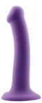 Flexible Soft Liquid Dildo - Purple, Medium