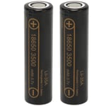 2 kpl 3.7V 18650 litiumakku 3500mAh monisuojaus kannettava litiumioniakku taskulamppu RC-autoon