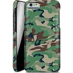 caseable Apple iPhone 6 Mobile Phone Case - Hard Case Protective Cover - Shock-Absorbing & Scratch-Resistant Surface - Colourful Design & All-Round Print - Green and Brown Camo