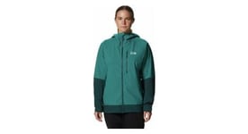 Veste impermeable femme mountain hardwear new stretch ozonic vert