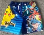 Boys Pokemon Swimming Trunks - 3 to 4years