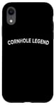 Coque pour iPhone XR Cornhole Champion Pouf poire Toss Team Legend Corn Hole