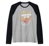 Vinyl Records LP Collector Record Lover Audiophile Vintage Raglan Baseball Tee