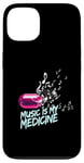 Coque pour iPhone 13 Music is my Medicine for Music Lovers for a Music Lover