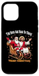 iPhone 12/12 Pro Jesus And Santa Claus The Boys Are Back In A Town ltsp Case