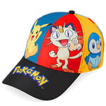 Pokémon Casquette Enfant Garcon Casquette Baseball Chapeau Plage Enfant Ado Garcon Fille Bob Pikachu Protection Soleil Cadeau pour Fan de Accessoires Officiels (AOP Casquette)