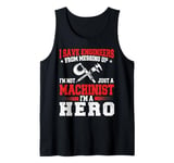 Machinist CNC Machine Operator Tank Top