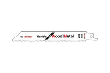 Bosch flexible for Wood and Metal S 922 VF - sågblad - för metall, aluminum, rör, trä med spikar, bladmetall, lastpallar, epoxi, profiler (paket om 25)