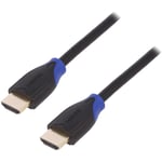 Adnauto - Cable hdmi 2.0 male des deux cotes 4K 3D uhd 1m - Noir