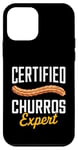 Coque pour iPhone 12 mini Churros Expert Food Lover Homme, Femme, Enfant