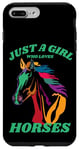 iPhone 7 Plus/8 Plus Just a Girl who Loves Horses for Horse Loving women girls Case