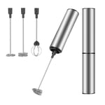 Milk Frother Handheld Coffee Frother Electric Whisk, USB Rechargeable Foam Maker