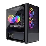 STGsivir PC Gamer Fixe, Ordinateur Gaming, Radeon RX 5700 8Go GDDR6, Intel Core i5 3.6GHz-16Go RAM, 512Go SSD, 600M WiFi, BT 5,0, RGB Fanx3, W10H64