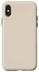 Coque pour iPhone X/XS Coque beige clair kaki