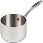 Vogue Tri Wall Saucepan 1.5 Litre, Size: 160(Dia)mm, Stainless Steel & Aluminiu