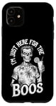 iPhone 11 Summerween I'm Just Here For The Boos Funny Zombie Cocktail Case