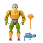 Masters of the Universe Origins - Le Maître d´armes Duncan Figurine articulée 14 cm de la collection Cartoon, héros avec armure amovible et accessoires, HYD25