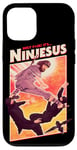 iPhone 12/12 Pro It's Ninjesus 80s Action Movie Atheist Christian Ninja Jesus Case