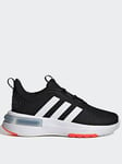 adidas Sportswear Unisex Kids Racer Tr23 Trainers - Black, Black, Size 1 Older