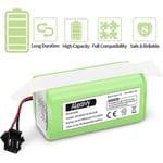 14,4V 2600mAh Uppladdningsbart Ersättningsbatteri i Litium-jon Kompatibelt med Ecovacs Deebot N79s, n79, dn622, Eufy Robovac 11,11s