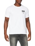 Levi's Men's Housemark Graphic Tee Left Chest Batwin T Shirt, Left Chest Batwing White, S UK