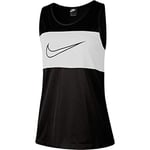 NIKE W NSW Women's Mesh Tank Top/Singlet, Womens, CJ4045, Black/White/Black, XS