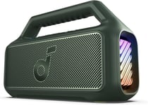 Enceinte Bluetooth puissante Boom 2, Son de 80 W avec Caisson de Basse et BassUp 2.0, 24h, IPX7, USB-C, Bluetooth 5.3, Enceinte Bluetooth puissante, Le Camping, la Plage et Le Jardin.[G25]