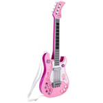 PINK Kids Bass Guitar Toy Children Light Musical Instrument Toy GS