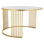 Sofabord Alexandra House Living Guld Jern Spejl Træ MDF 80 x 48 x 80 cm