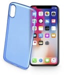 Cellularline TPU muovi matkapuhelimen kotelo iPhone X/XS, tummansininen