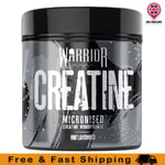 Warrior Supplements Essentials Creatine Monohydrate Powder 300g Micronized UK.