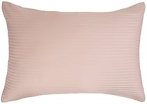 Kuddfodral 70x100 cm - 100% bomullssatin - Rosa enfärgat örngott - Borg Living