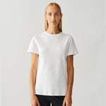 Roundneck Cotton Jersey Tee - White