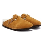 Birkenstock Boston Shearling Mink Slippers