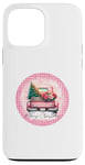 iPhone 13 Pro Max Pink Christmas Truck: Farmhouse Holiday Charm Case