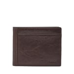 Fossil Portefeuille pour Homme, Neel Brown, Taille Unique, Flip Id Portefeuille à Deux Volets