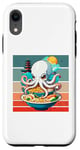 iPhone XR Octopus Ramen Japanese food pagoda playful cute Sea bowl Case