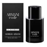 ARMANI CODE 50ML EDT REFILLABLE SPRAY BRAND NEW & SEALED *NEW PACKAGING*