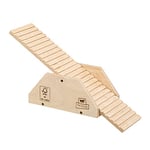 Ferplast Balançoire Hamster en Bois, Souris, Gym, Jouet en Bois pour Hamsters