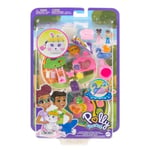 Jouet - POLLY POCKET - Coffret Lapin Jardin de rêve - Extérieur - Figurines, animaux et accessoires