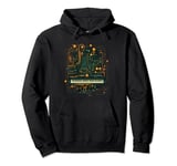 Analogue synthesiser keyboard music modular life Pullover Hoodie