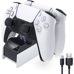 Chargeur Manette Ps5, Double Usb Chargeur De Contrôleur Dock Station Pour Playstation 5 Jhd3585