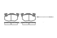 Bromsbelägg Remsa - Renault - Clio, Express, 5, 19, 18, Fuego. Peugeot - 205, 405, 309, 106, 305. Citroen - Saxo. Think - City