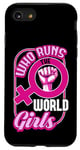 Coque pour iPhone SE (2020) / 7 / 8 Qui dirige la World Girls Gender Equality Feminist Pride