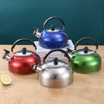 3L Stove Gas Water Kettle Flat Bottom Teapot Whistling Water Kettle  Trips