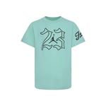 T-Shirt Nike Air Jordan Junior Garçon Enfant 95D154 E8G Jumpman Vert