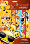 Emoji Fun Sticker Sheets - Stationery Pen School Bag Happy Face Back To