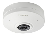 Bosch FLEXIDOME panoramic 5100i NDS-5703-F360 - Nätverksövervakning/panoramisk kamera - kupol - inomhusbruk - färg (Dag&Natt) - 6 MP - 2112 x 2112 - montering på bräda - fast iris - fast lins - ljud - HDMI - GbE - MJPEG, H.264, H.265 - PoE Class 2